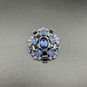 2 / $40 Vintage Napier Blue Stone Brooch